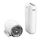Portable Handheld Turbo Fan with 100 Speed Settings, 110000 RPM High-Velocity Blower, ABS Plastic White