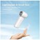 Portable Handheld Turbo Fan with 100 Speed Settings, 110000 RPM High-Velocity Blower, ABS Plastic White