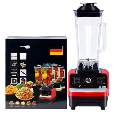 Silver Crest Blender High Performance Power Blender For Kitchen Professional Blender Smoothies Mixer Maker with 4500W Crushing For Ice and Frozen Fruit