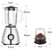 2 in 1 Professional Stainless Steel Super Power Blender, Ice Crusher Fruits Juicer Machine Electric Bean Blender Mixer, 2600W Silver