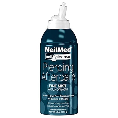Neilmed Neilcleanse Piercing Aftercare, Fine Mist, 6.3 Fluid Ounce