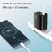5 Port USB C Fast Charger 120W with PD &amp; QC 3.0 Wall Adapter with Cable for iPhone, iPad, Samsung, Huawei, Laptops White