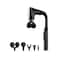 J-Shape Full Body Hammer Massage Gun, 5 Interchangeable Heads, 12 Speed Type-C Fast Charging