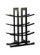 Oceanstar 12-Bottle Bamboo Wine Rack, Dark Espresso, Large