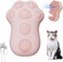 Cat Steam Brush,3 in 1 Cat Steamy Brush for Massage,Self Cleaning Cat Grooming Brush for Shedding,Rechargeable Steam Pet Brush for Removing Tangled Loosse Hair,Multifunctional Pet Hair Removal (Pink)