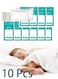Pillow Case Covers,White Pillow For Hotels Single Use Pillowcase,Non Woven Pillow Covers,Disposable Portable Bedding for Travel,Disposable Home Bedding Supplies(10 Pcs)