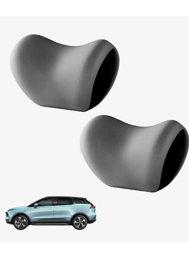 Car Neck Support Pillow, Neck &amp; Lumbar Support Pillow for Neck Pain Relief, Car Memory Foam Neck Pillow for Car Seat, Car, Travel, Home &amp; Office, Relieve Fatigue (2 Pcs)