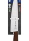 Professional 10-Inch Meat Knife with Stainless Steel Blade and Brown Polypropylene Handle