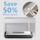 Vacuum Sealer Machine with Starter Kit Automatic PowerVac Air Sealing Machine for Food Preservation Dry &amp; Moist Sealing Modes Built-in Cutter Easy Cleaning and Storage INK-VS01 Version
