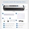 Vacuum Sealer Machine with Starter Kit Automatic PowerVac Air Sealing Machine for Food Preservation Dry &amp; Moist Sealing Modes Built-in Cutter Easy Cleaning and Storage INK-VS01 Version
