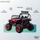 Lovely Baby Powered Riding Jeep LB 918L, Ride-On Manuel Car for Kids, &amp; MP3 Player,with Suspension - Red