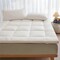 MAXQON Mattress Topper 6CM Thickness  Quilted Microfiber 600gsm, Color White, Super King Size 200x200cm