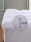 MAXQON Mattress Topper 6CM Thickness  Quilted Microfiber 600gsm, Color White, Super King Size 200x200cm