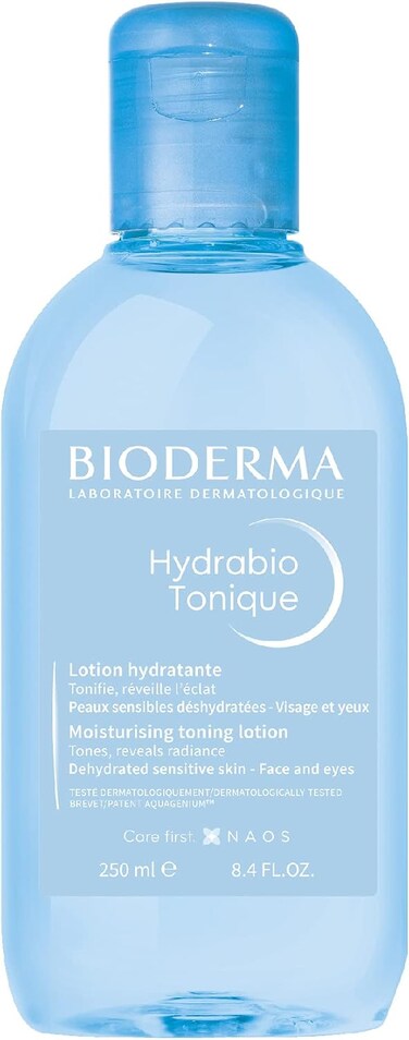 Bioderma Hydrabio Tonique Moisturizing Toning Lotion For Dehydrated Skin, 250ml