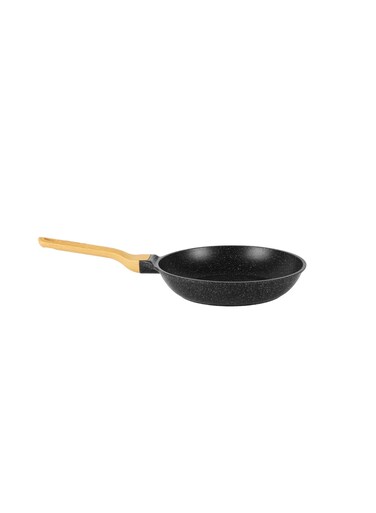20cm Granite Frying Pan &acirc;&euro;&ldquo; 1 L Nonstick Saute Pan with Stay-Cool Handle &amp; Hanging Loop &acirc;&euro;&ldquo; Multi-Layer Coating (BLACK)