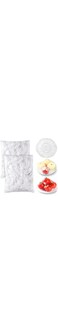 ECVV 400 Pieces Fresh Keeping Bags Plastic Food Storage Covers,Elastic Sealing Bowl Lids,Adjustable Wrap Bowl Covers for Family Kitchen Outdoor Picnic