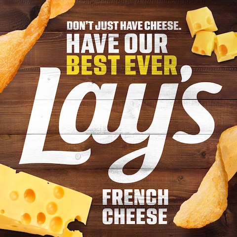 Lay&#39;s French Cheese Potato Chips 21g Pack of 12
