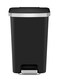 HANA SERIES   Brushed Matte Finish   Soft-Closing   Fingerprint-Resistant   Pedal Trash &amp; Garbage Bin   Versatile For Homes &amp; Communal Areas   45 Liters   Black