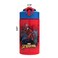 Zak Designs Marvel Kids Spout Cover And Built-In Carrying Loop Made Of Plastic, Leak-Proof Water Bottle Design (16 Oz, Bpa-Free, Spider-Man)