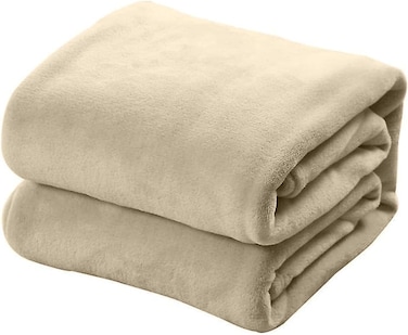 Flannel Fleece Blanket Single Size (160x220) for All Season,Fluffy Blanket Warm Bed Throws for Sofa &amp; Bed,Comfortable and Soft Flannel Fleece Blanket