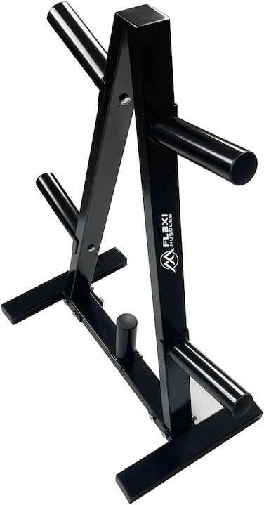 Weight Plate Rack &ndash; Barbell Plate Tree Holder &amp; Weight Storage Stand for Home Gym