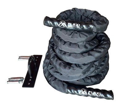 38mm Thick Battle Ropes for Exercise Workout with Anchor.