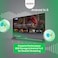 GeneralGold 50 Inch Smart TV 4K Ultra HD, Unbreakable Double Glass, 2025 New Model, Android 14.0, Built-in Netflix, YouTube, Prime Video, Shahid, 8GB Storage, 1.5GB RAM