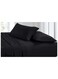 COLLECTION DARK GREY Single Flat Sheet with Single Pillow Case 160x240 cm