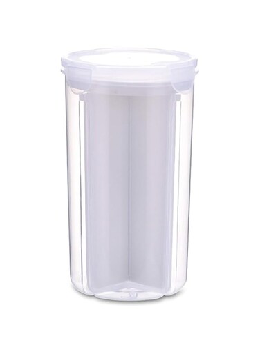 ZDALQDMJ Large Partition Storage Tank Household Miscellaneous Grain Sealed Cans Food Storage Box Dry Goods Snack Storage Tank Kitchen Storage Box