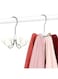 Hangers 2-Pack with 6 Wood Balls, 360&Acirc;&deg;Swivel Purse Hanger, Scarf Hanger, Closet Hooks, Handbag Organizer, Bra Hanger, Accessory Organizers for Scarf, Tanktop, Hat, Hoodie CT43W