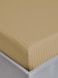 MAXQON Fitted Bed Sheet +1Pcs Pillow Covers, Single Size 90x190+15cm, Color Beige