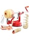 KASTWAVE Apple Peelers, 3 In 1 Stainless Steel Apple Peelers Corer Slicer with Suction Base Spiral Multicolor Peelers Slicer Stainless Steel Hand-cranking Apple Peeler Slicer Peeler