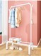 Standing Clothes and Shoe Rack With Holding Hooks