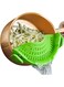 AUOON Clip on Strainer for pots pans, Snap'N Strainer Strain Made by FDA Approved, Heat Resistant Silicone, Easy to Use and Store,Dishwasher Safe