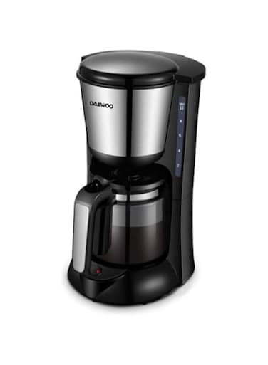 Daewoo DCM-337B - Coffee Maker/Filter Coffee Machine, 1.25L Capacity, 1000W - 2 Year Warranty.