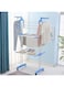 Blueberry Stainless Steel Cloth Drying Rack Silver/Blue