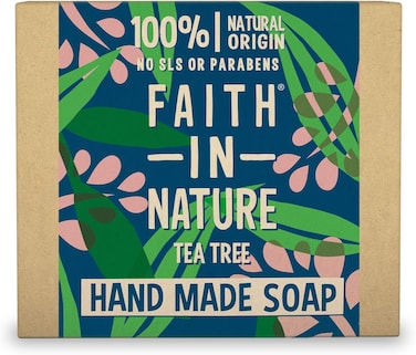 Faith In Nature Lavender &amp; Geranium, Grapefruit &amp; Orange, Coconut Body Wash Travel Set, Vegan &amp; Cruelty-Free, Gently Cleansing, 100ml (Pack Of 3)