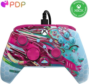 PDP WIRED REMATCH CTRL FOR XBOX S X ANDROIDired DREAMS GLOW IN THE DARK