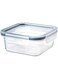 Ikea Plastic Square Transparent Food Container with Lid, 750 ml (25 oz)