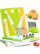 Montessori Kitchen Tools for Toddlers-Kids, 13Pcs Kids Cooking Set Real-Toddler Safe Knives Set with Plastic Toddler Safe Knives Crinkle Cutter Kids Cutting Board for Children Birthday Gift Christmas