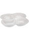 Harmony Porcelain 4 Division Snack Dish Set