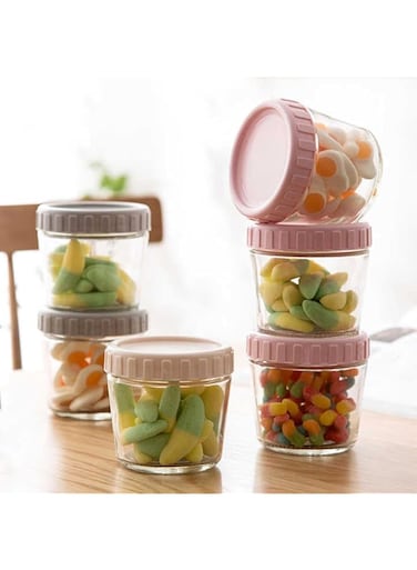 YelaJoy Salad Dressing Container To Go,6 Pack Condiment Containers with Lids,100ml Dressing Containers for Lunch Box,BPA Free Condiment Cups,Salad Dressing Container for Lunch Box Work Trip