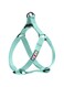Pawtitas Pet Adjustable Solid Color Step In Puppy/Dog Harness 3/8 Inch Extra Small Teal