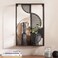 Home Merva Metal Wall Decor with Shelf 34.9x11.4x54.6cm - Black