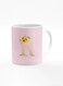 Designer Printed Coffee Mug 11oz Ceramic Personalised Gift Mugs Cup Custom Monogram Initial Letter Mandala Floral Pattern Alphabet R (Pink)