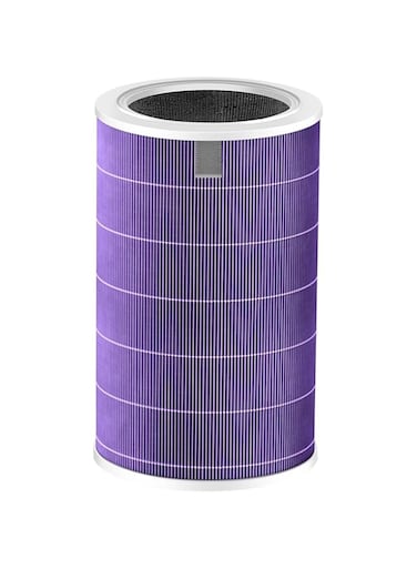 PINREK 4 Lite Replacement Filter Compatible with Xiaomi Mi Air Purifier 4 Lite, 3-in-1 Pre, H13 True HEPA, Activated Carbon - Removes PM2.5 Pollen Dust Odours VOC Smell Anti-Formaldehyde, Purple
