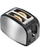 KENWOOD Toaster 2 Slice Bread Toaster with Adjustable Browning Control, Removable Crumb Tray for Easier Cleaning, Automatic Pop Up, Defrost, Warm &amp; Cancel Function TCM02.A0BK Silver/Black