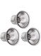 Khazna 3Pack 75W UVA+UVB Bulbs, Heat and Light for Reptiles and Amphibian Tanks, Terrariums and Cages, Heat Lamp Basking Lamp Heater Light Replacement Bulbs, Works with Various Lamp Fixtures(120V)