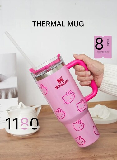 Hello Kitty Thermal Mug 40 OZ
