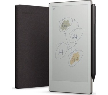 Remarkable Paper Pro Move 7.3" Paper Tablet with Marker Plus and Mosaic Weave Book Folio &ndash; Basalt (International Version)